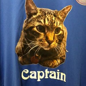 Key West captain cat shirt adult small